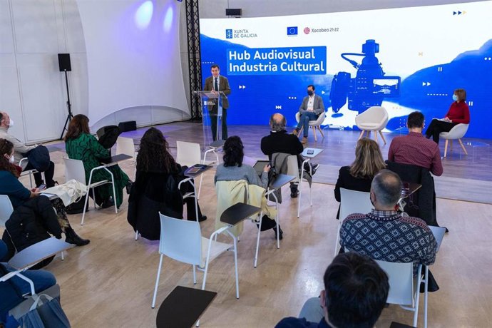 Román Rodríguez presenta al sector la nueva medida de apoyo del Hub Audiovisual.