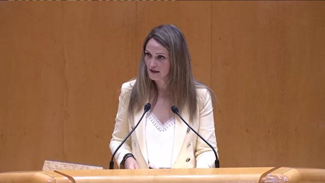 La senadora de Cs por designación autonómica y coordinadora del partido liberal en Huelva, María Ponce.