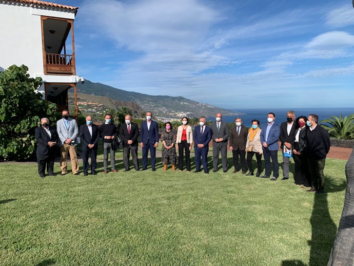 Visita de la ministra Reyes Maroto al Parador de La Palma