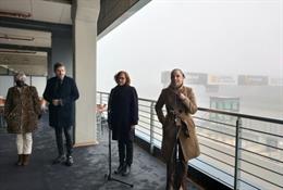 La consejera de Ciencia, Universidad y Sociedad del Conocimiento del Gobierno de Aragón , Maru Díaz, ha visitado el circuito de Motorland en Alcañiz.