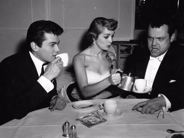 Archivo - Orson Welles, Tony Curtis y Janet Leigh