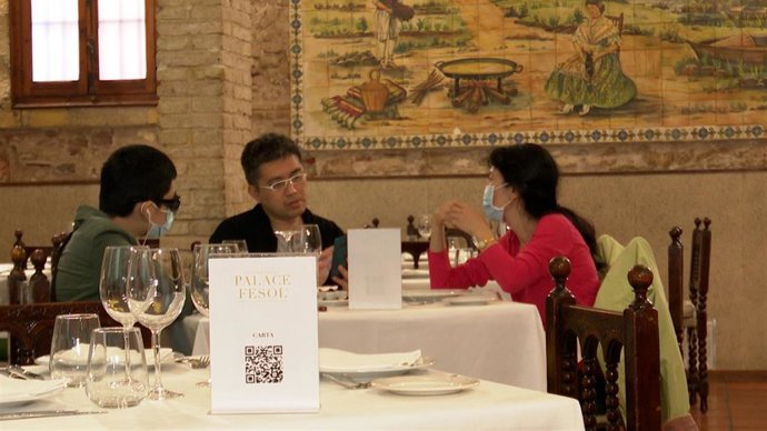 Imagen de archivo de un restaurante