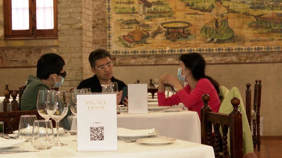 Imagen de archivo de un restaurante
