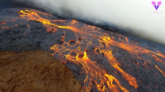 Así es la erupción de un volcán desde cerca