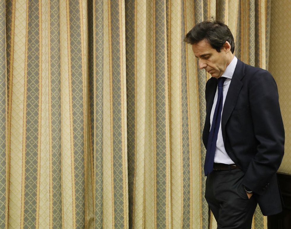 Archivo - El empresario Javier López Madrid comparece en la comisión sobre la presunta financiación ilegal del PP