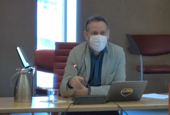 El portavoz de Ciudadanos en el Consell de Menorca, Eugenio Ayuso.