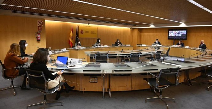 Pleno del Observatorio Mujeres, Ciencia e Innovación (OMCI), celebrado este lunes, presidido por la ministra de Ciencia e Innovación, Diana Morant