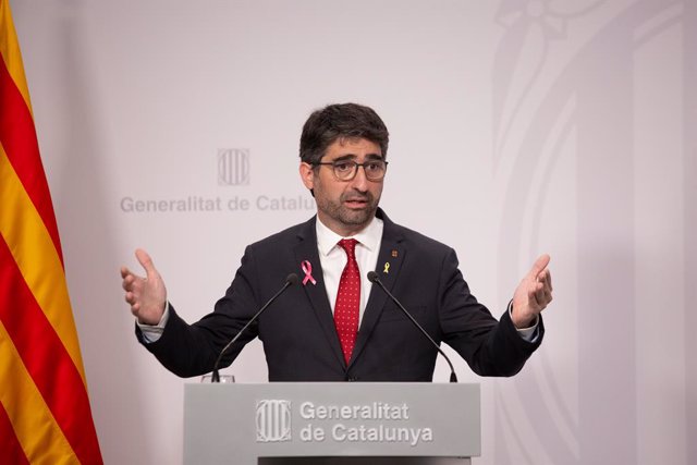 Archivo - Arxiu - El vicepresident i conseller de Polítiques Digitals i Territori de la Generalitat, Jordi Puigneró