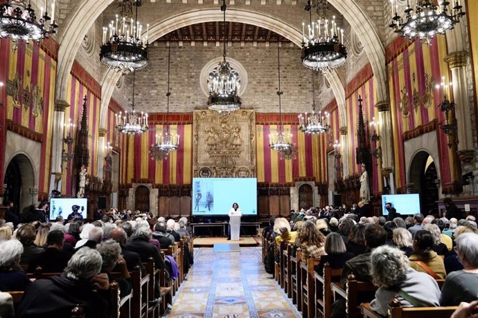 Acto de homenaje al arquitecto y urbanista Oriol Bohigas en el Ayuntamiento de Barcelona