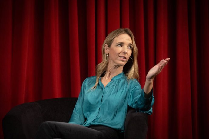 L'exportaveu del PP al Congrés Cayetana Álvarez de Toledo en la presentació del seu llibre 'Políticament indesitjable' a Barcelona aquest dilluns 20 de desembre de 2021.