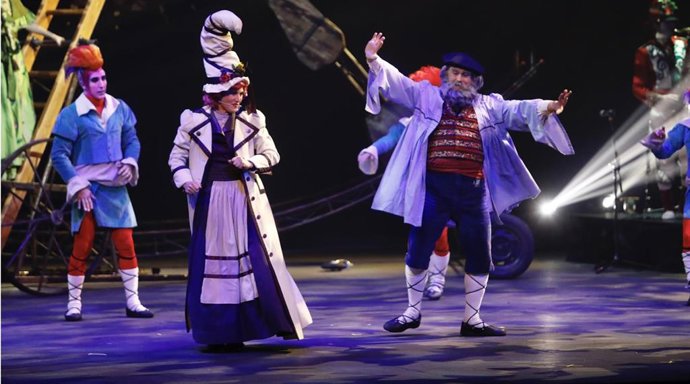 Archivo - Espectáculo de Olentzero y Mari Domingi