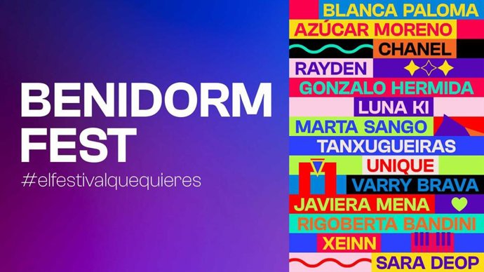 Cartel del Benidorm Fest