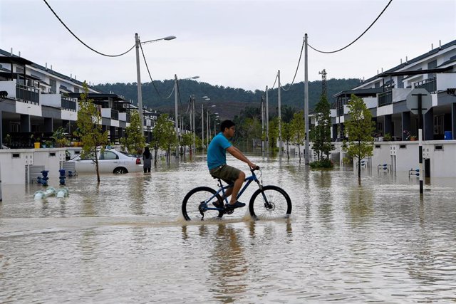 Imagen de archivo de inundaciones en Malasia.