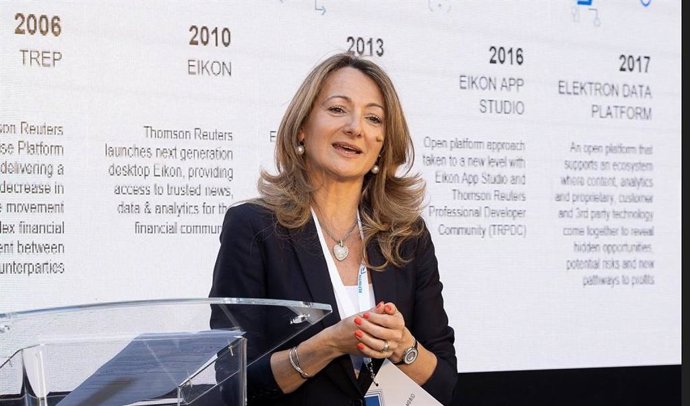 La directora general de Europa continental de Refinitiv, Eduarda Sampaio.