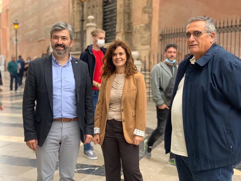Modesto González, Esperanza Gómez y José Antonio Jiménez