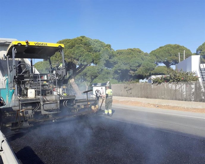 Mejora de adherencia en la carretera A-491.