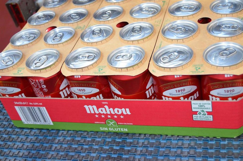 Mahou San Miguel ahorrará más de 1.000 toneladas en sus envases