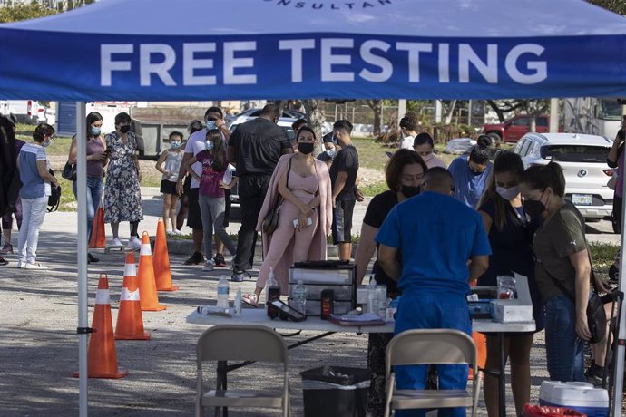 Pruebas de coronavirus en Miami, Florida