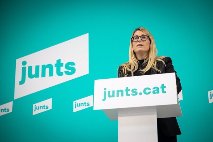 La vicepresidenta de Junts y diputada en el Parlament, Elsa Artadi.