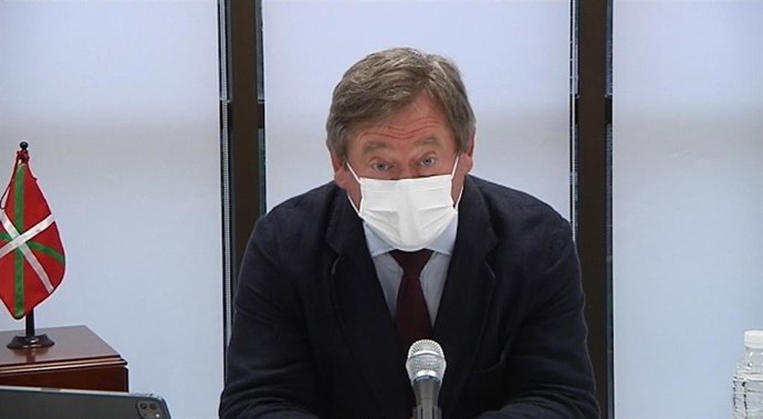 Archivo - El portavoz del Gobierno Vasco, Bingen Zupiria.