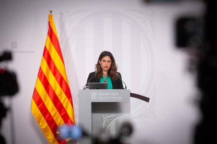 La portavoz del Govern, Patrícia Plaja.