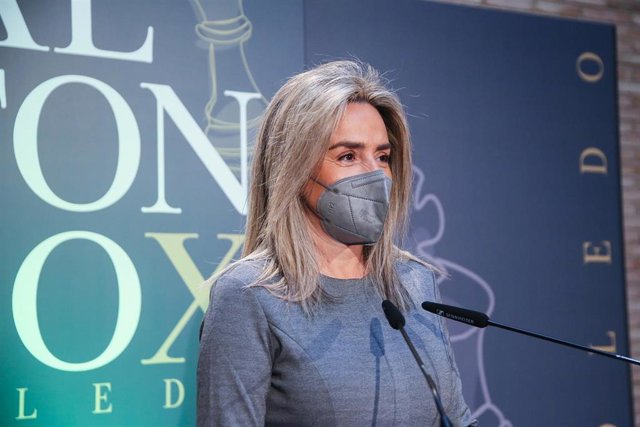 La alcaldesa de Toledo, Milagros Tolón, presenta el presupuesto de 2022.