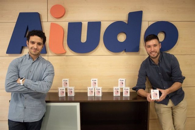 El director estratégico, Enrique Enguix, y el CEO de Aiudo, Daniel Ibiza.