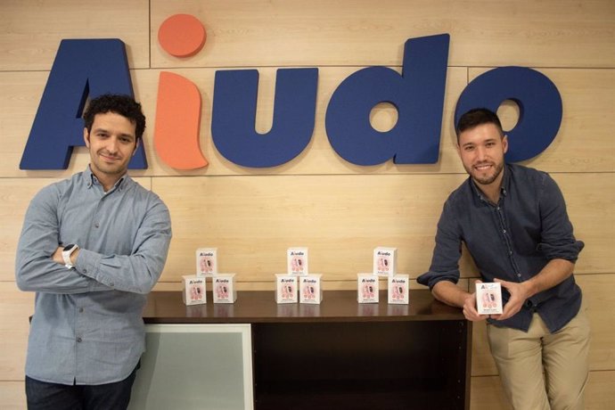 El director estratégico, Enrique Enguix, y el CEO de Aiudo, Daniel Ibiza.