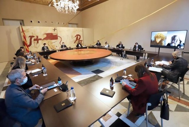 Reunión del Consell Executiu el 21 de diciembre de 2021.
