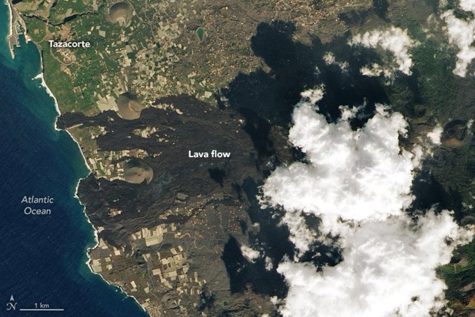 Imagen del Landsat del 15 de diciembre de 2021