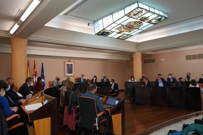 Pleno de la Diputación de Segovia.