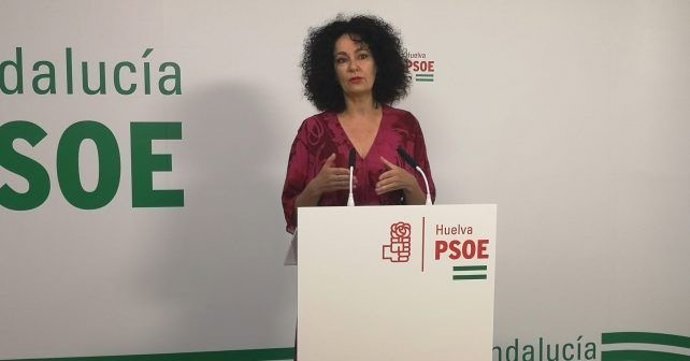 La secretaria de Sanidad del PSOE de Huelva, Lourdes Martín.