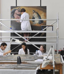 Archivo - Reparación de 'La Porciúncula' en el Instituto Andaluz del Patrimonio Histórico