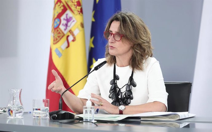 La vicepresidenta y ministra para la Transición Ecológica y el Reto Demográfico, Teresa Ribera