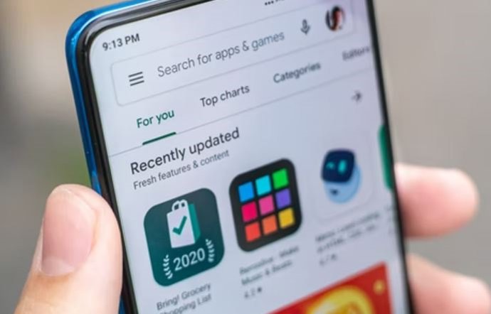 Un usuario de Google Play Store