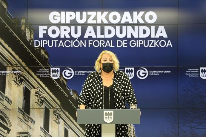 Archivo - La diputada de Infraestructuras Viarias, Aitzane Oiarbide