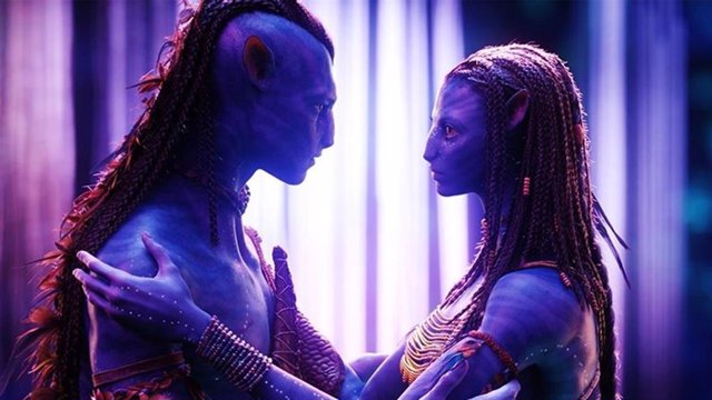 Jake y Neytiri en Avatar