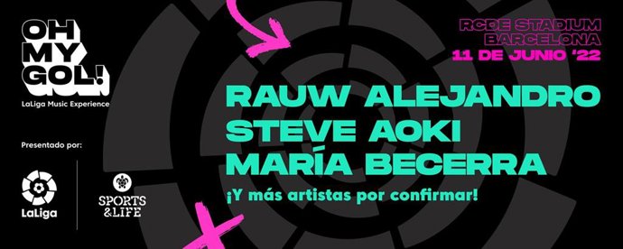 Cartel de la primera edición de 'Oh My Gol! LaLiga Music Experience'.