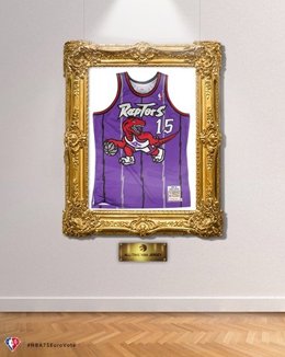 La camiseta de los Raptors de 1998-99 ha sido elegida como la mejor de la historia de la NBA.
