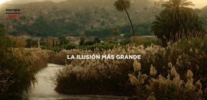 Fotograma de la felicitación navideña del presidente de la Región de Murcia, Fernando López Miras