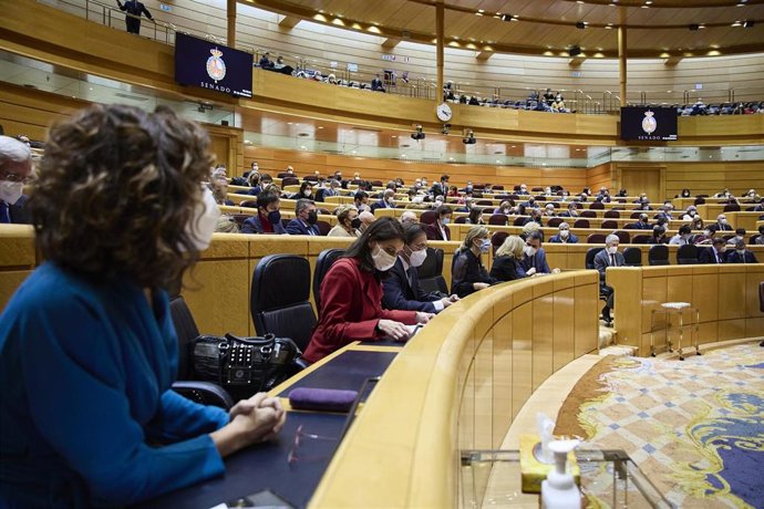 La ministra de Justicia, Pilar Llop, en una Sesión de Control en el Senado.