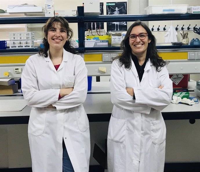 María Abellán-Álvaro y Carmen Agustín-Pavón, de la Unidad Mixta de Investigación en  Neuroanatomía Funcional de la Universitat de Valncia.