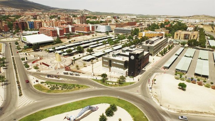 Archivo - Vista aérea del Campus de Las Lagunillas