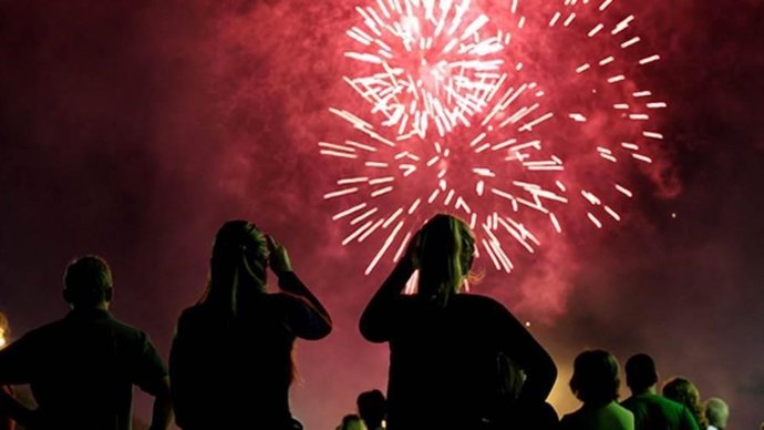 Archivo - Arxiu - Imatge d'un castell de focs