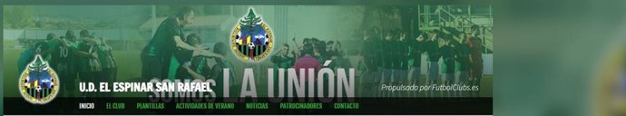 El escudo e imagen de la UD El Espinar que ha repartido la suerte