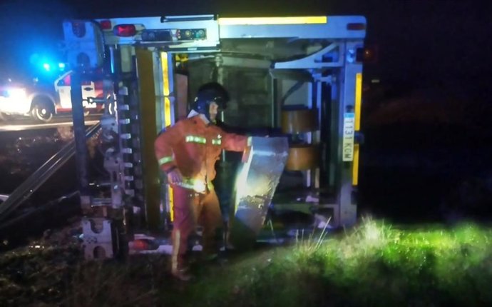 Imagen del accidente.