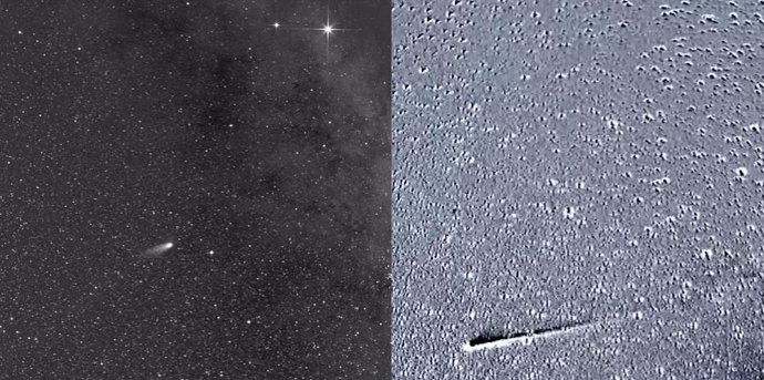 Imágenes del cometa Leonard desde dos misiones espaciales