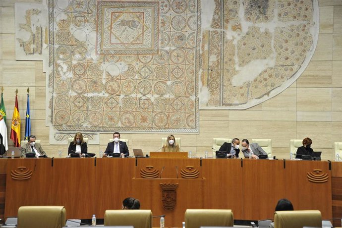 Pleno que aborda las enmiendas parciales de los grupos a los PGEx para 2022