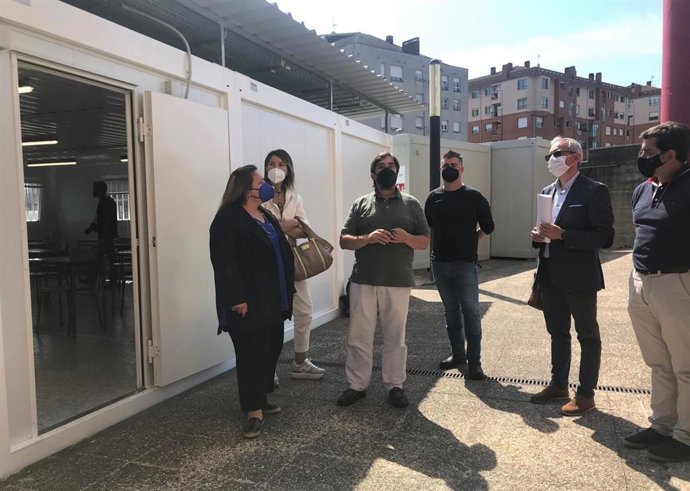 Archivo - Aulas modulares en el IES de La Corredoria.