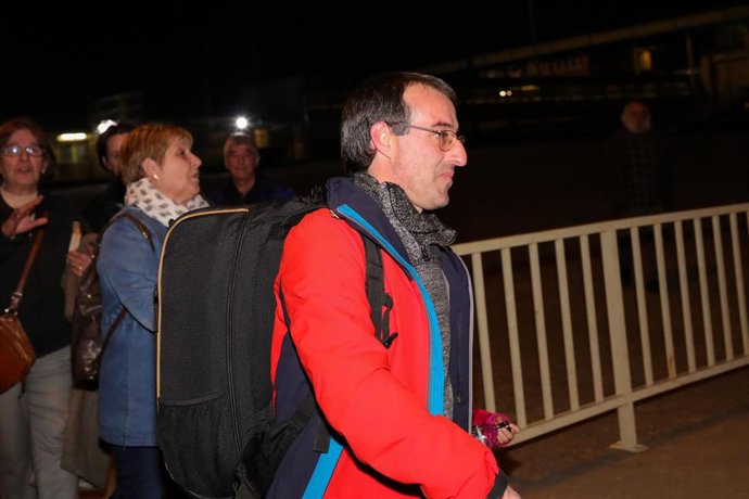 Archivo - El exjefe de ETA David Pla sale de la cárcel de Soto del Real en febrero de 2020